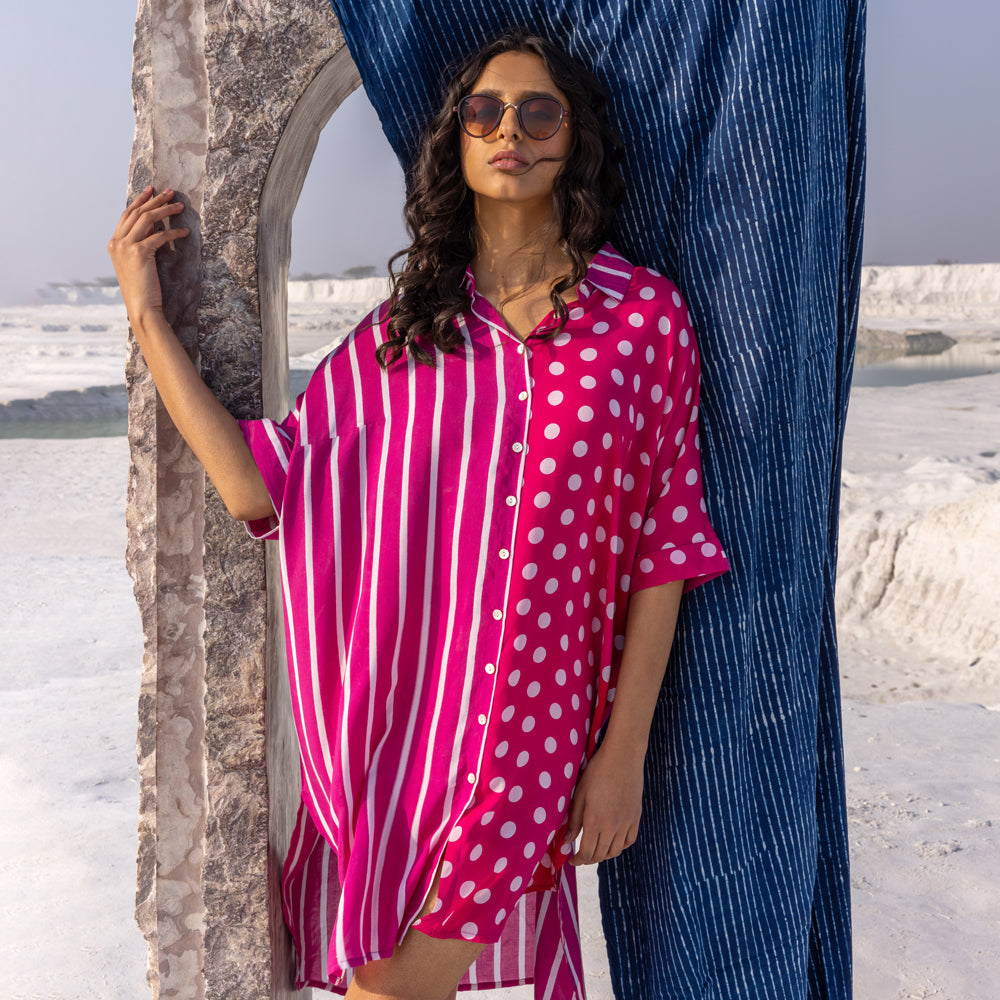 Buy Oversized Shirts Online I Pinklay India