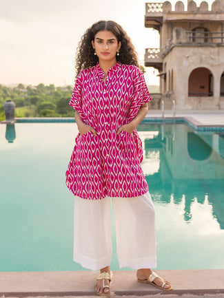 Buy Paradise Co-Ord Set With Rib by Designer Pooja Keyur Online at