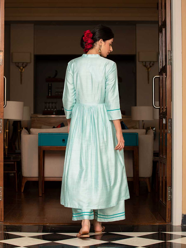 KHAR Stylish Top for Women | Latest Summer Kantha Cotton Tops | Long Sleeve  || Regular Fit Top (Green)